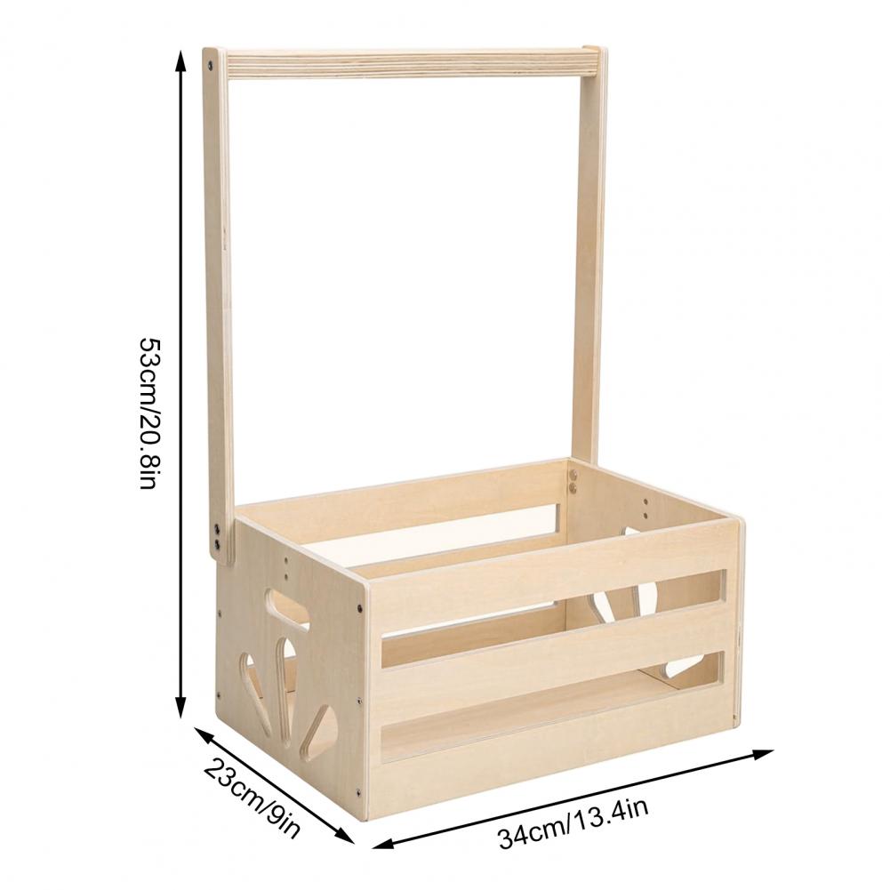 Baby Clothing Rack For Baby Shower - رف تخزين خشبي لحفلات استقبال المولود