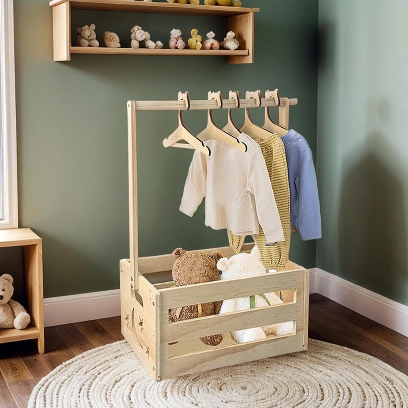 Baby Clothing Rack For Baby Shower - صندوق تخزين ملابس الطفل مع 5