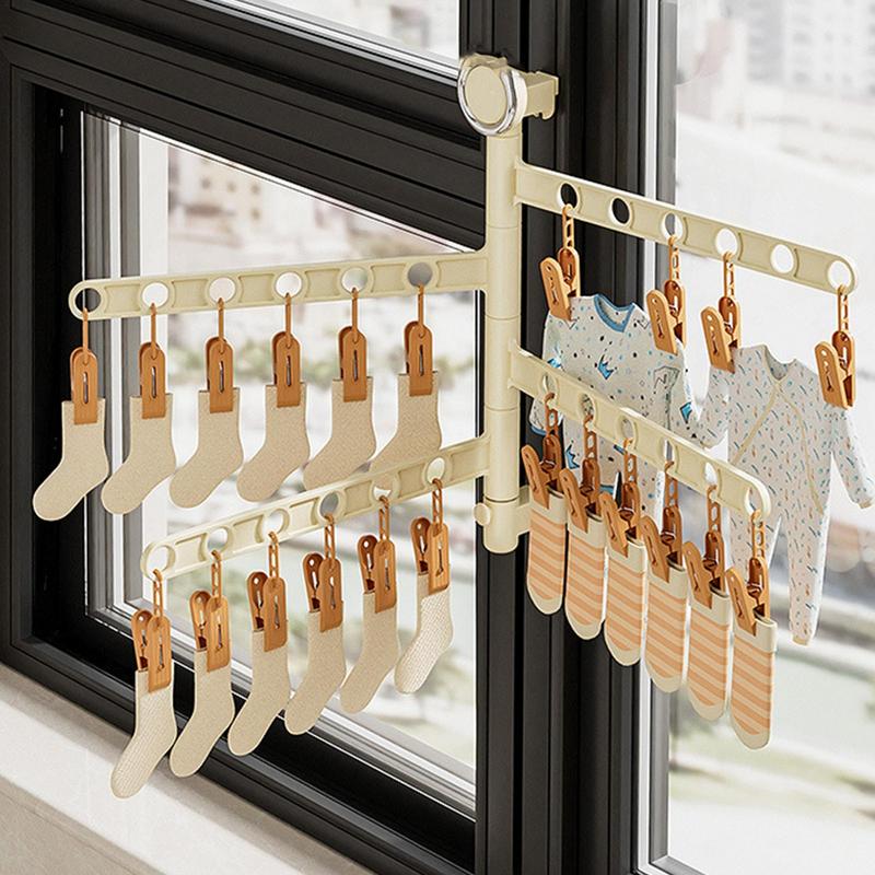 تجفيف الرف الملابس السفر ودية  - مراجعة Baby Clothing Drying Rack وسعره