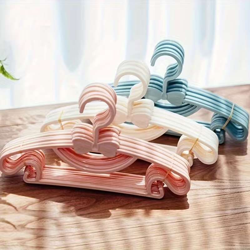 10-100 قطعة الشماعات البلاستيك - مراجعة Baby Clothing Drying Rack وسعره