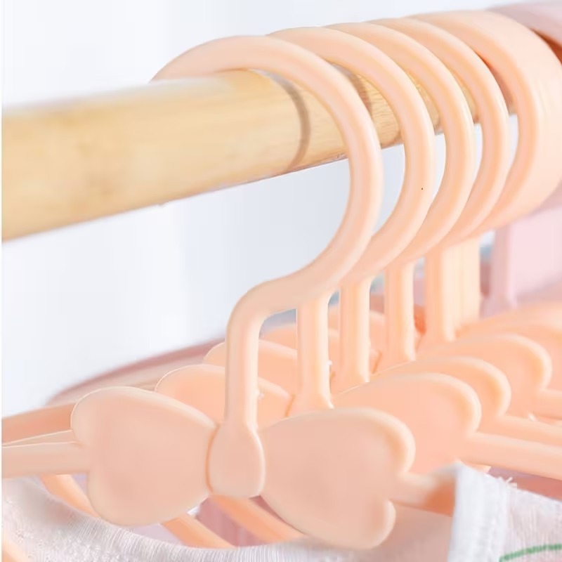 10-100 قطعة الشماعات البلاستيك - مراجعة Baby Clothing Drying Rack وسعره