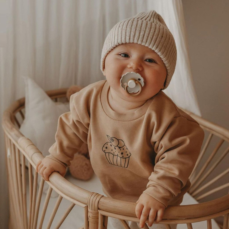 بلوزات الطفل الموضة س الرقبة ا - مراجعة Baby Clothing Organic Cotton وسعره