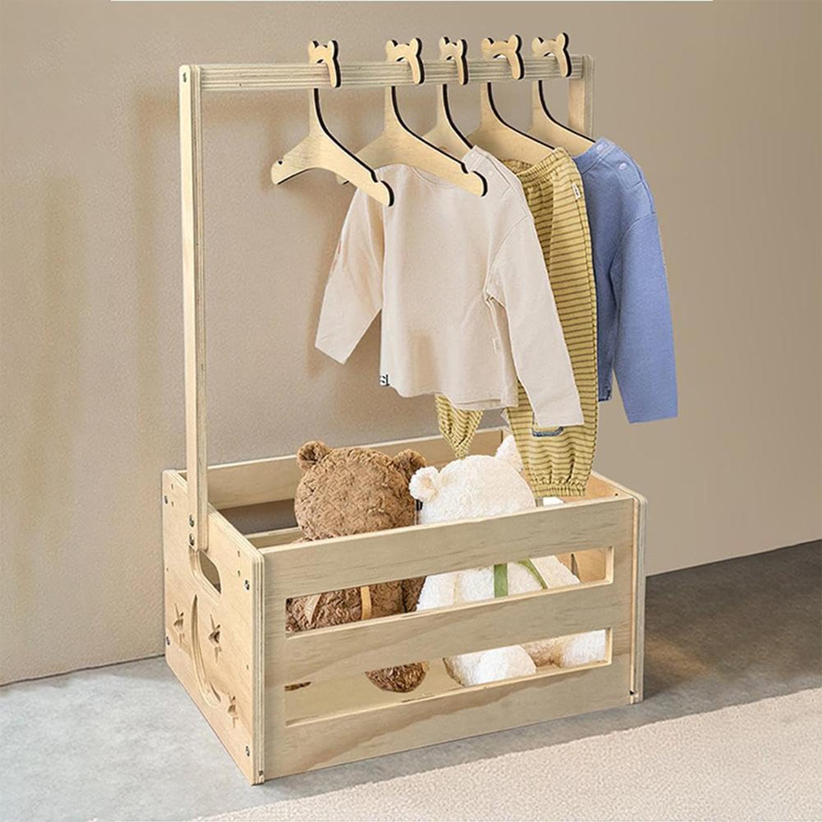 صندوق تخزين ملابس الطفل مع 5 ش - مراجعة Baby Clothing Rack For Baby Shower وسعره