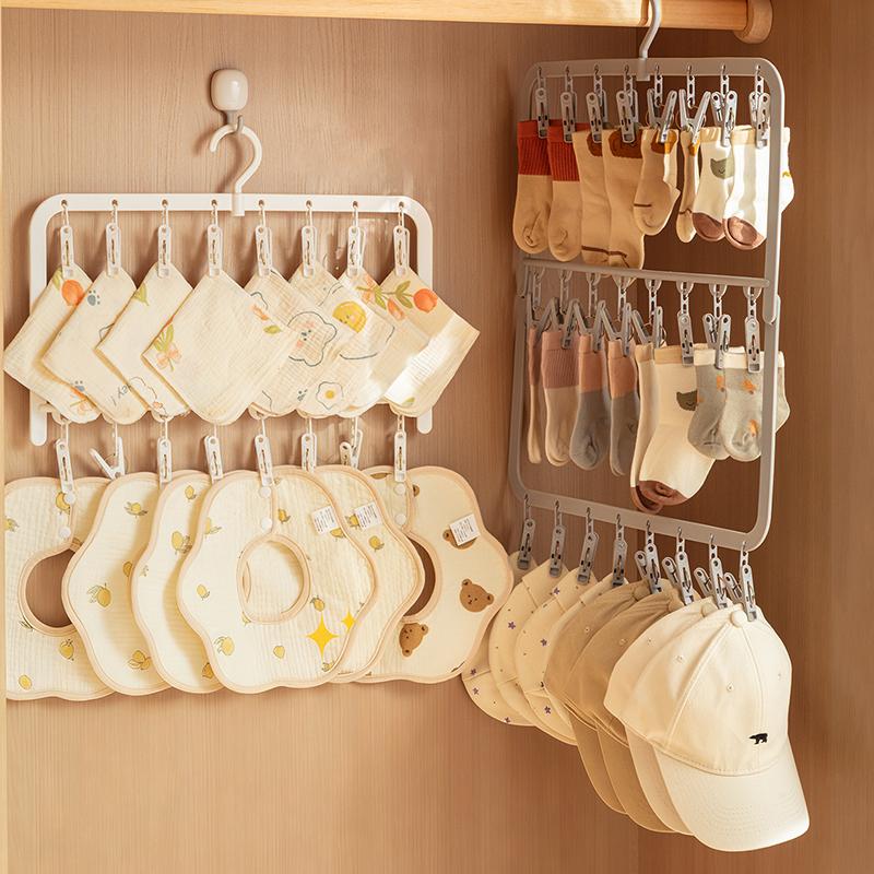 حامل تجفيف الجوارب متعدد الوظا - مراجعة Baby Clothing Drying Rack وسعره