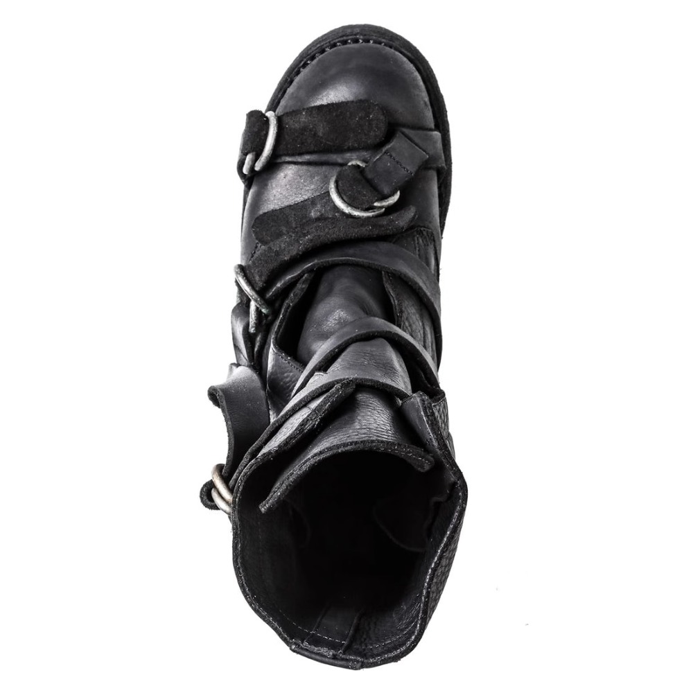 الرجال الجلود دراجة نارية الأح - مراجعة Soft Sole Booties وسعره