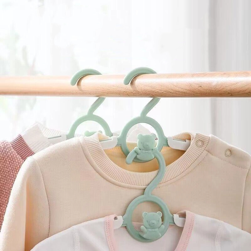 10 قطع من شماعات ملابس الأطفال - مراجعة Baby Clothing Drying Rack وسعره