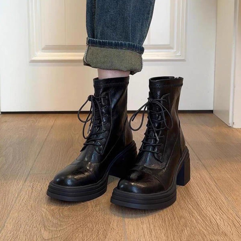 أحذية نسائية برباط جديدة بمقدم - مراجعة Soft Sole Booties وسعره